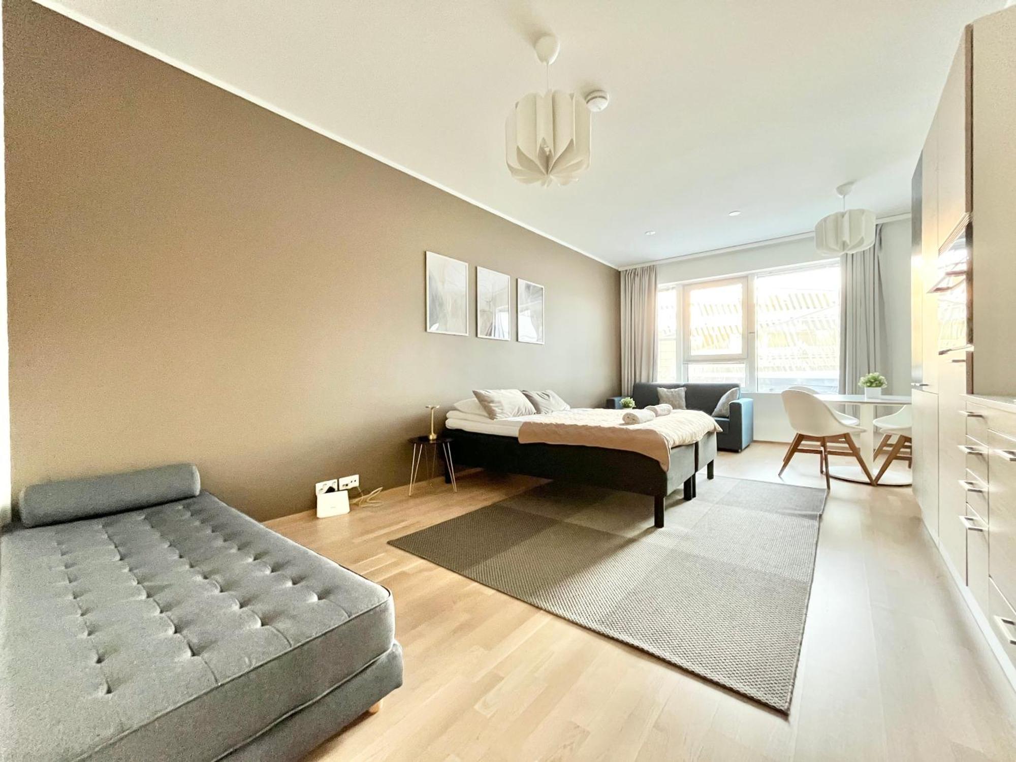 City Home Finland Arena Studio - Perfect Location In Downtown Of Tampere And Great Amenities المظهر الخارجي الصورة